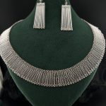 گردنی و گوشواره رولکس سوزنی
